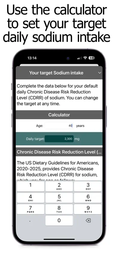 Sodium Counter and Tracker screenshot 2