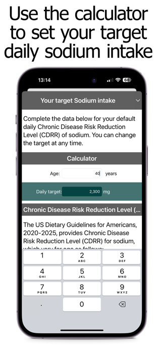Sodium Counter and Tracker Screenshot 2 of 10