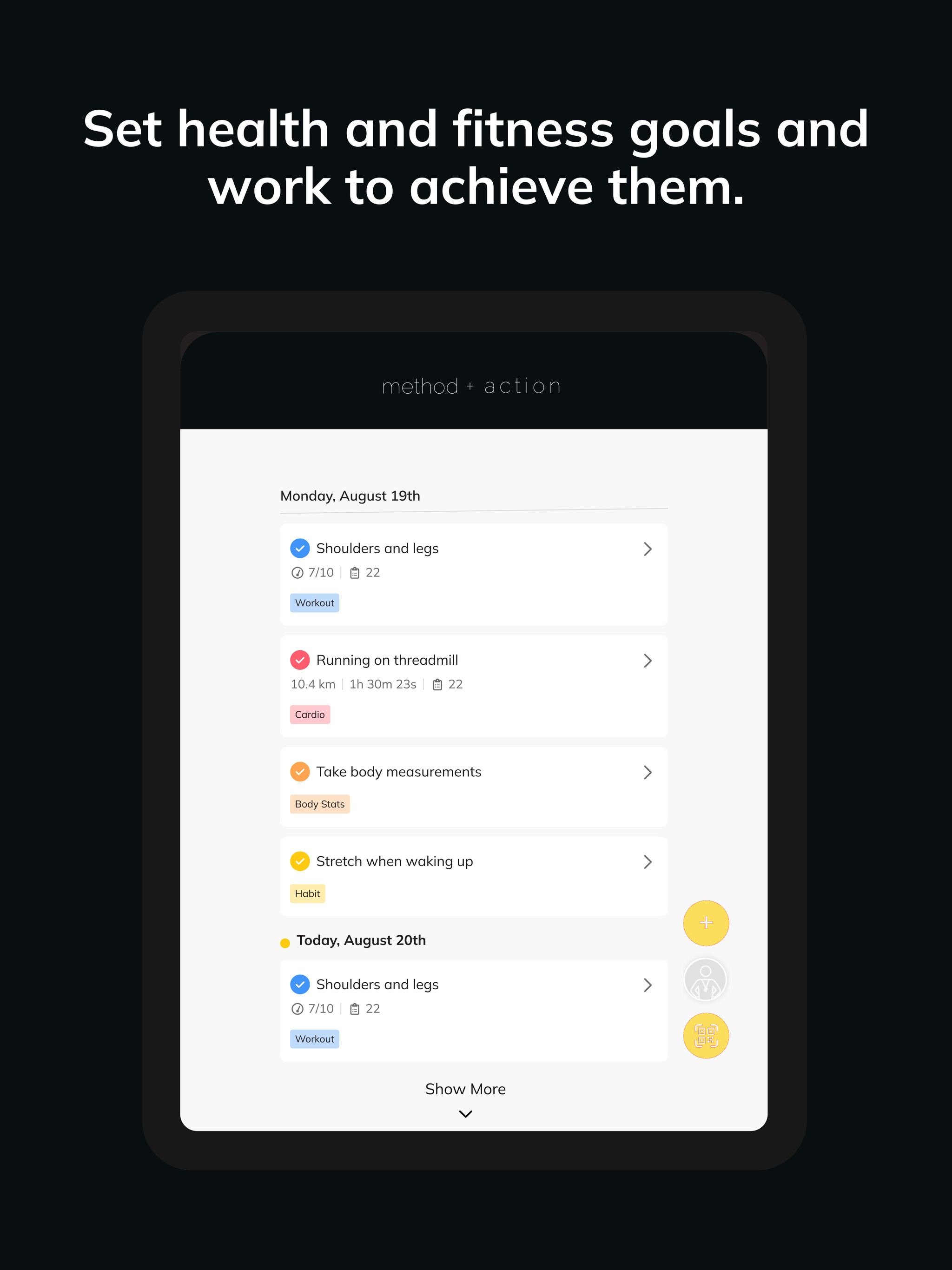 Method Plus Action