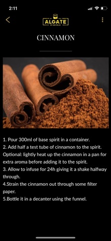 Algate: DIY Whiskey Infusion screenshot