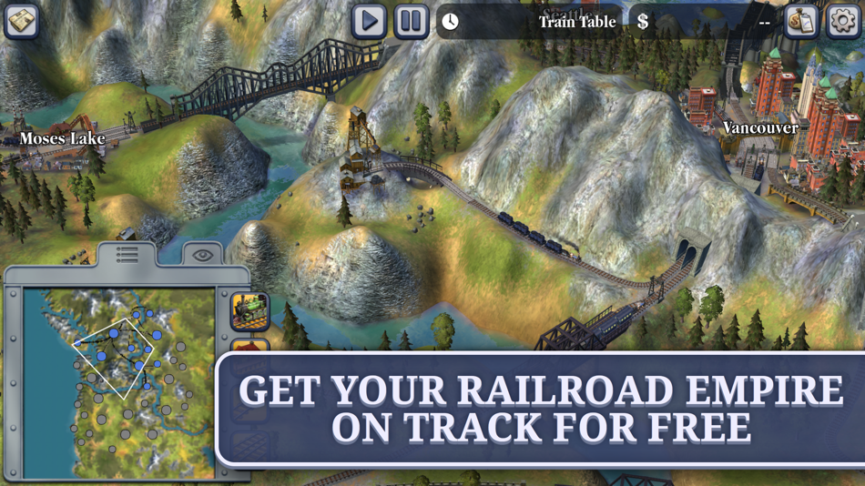 #1. Sid Meier’s Railroads! (iOS) Bởi: Feral Interactive Ltd