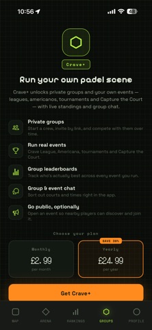 Crave Padel Screenshot 8 of 9
