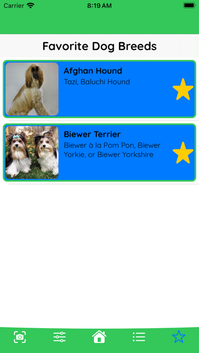 The Dog Breed App Screenshot