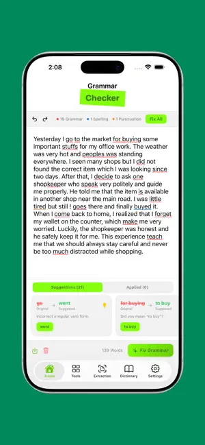 Grammar Checker & Rephrase screenshot 2