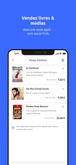 Capture d'écran de Momox, Vente De Seconde Main sur iPhone 2