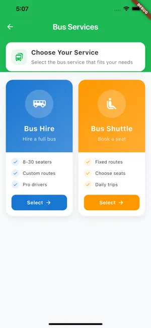 Melu: Delivery,Bus hire, Food screenshot 2