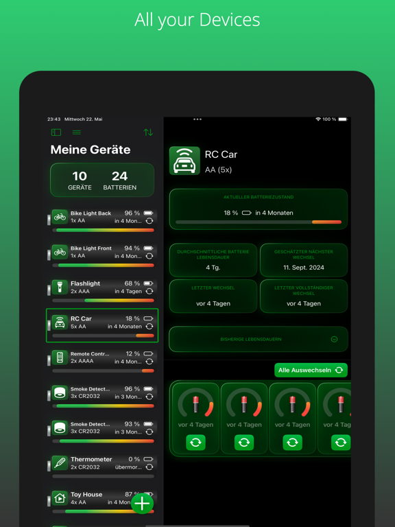Screenshot #4 pour Batteries At Home