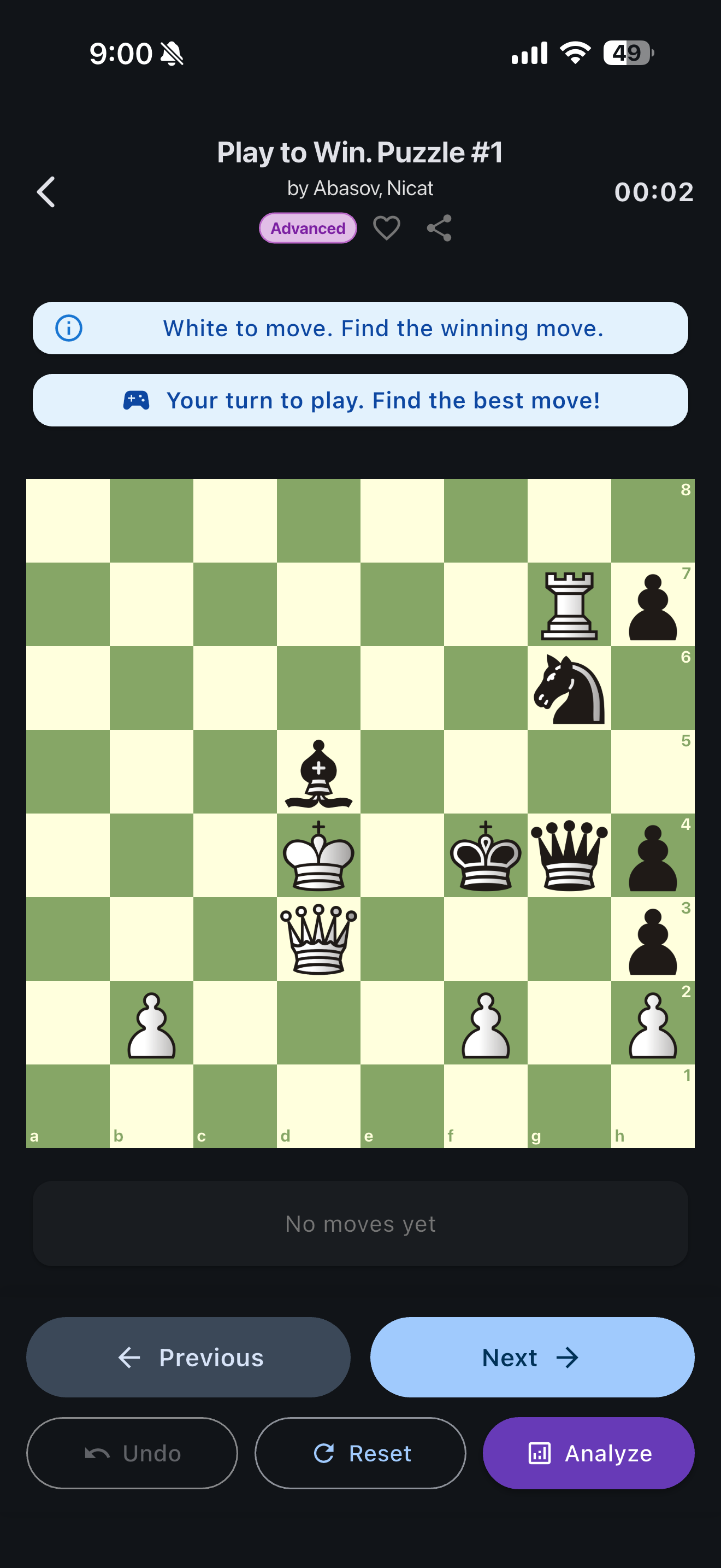 Chess Puzzle Pro screenshot 5