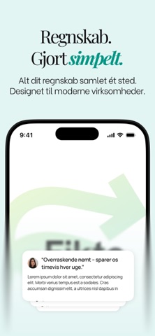 Fikto Regnskab screenshot