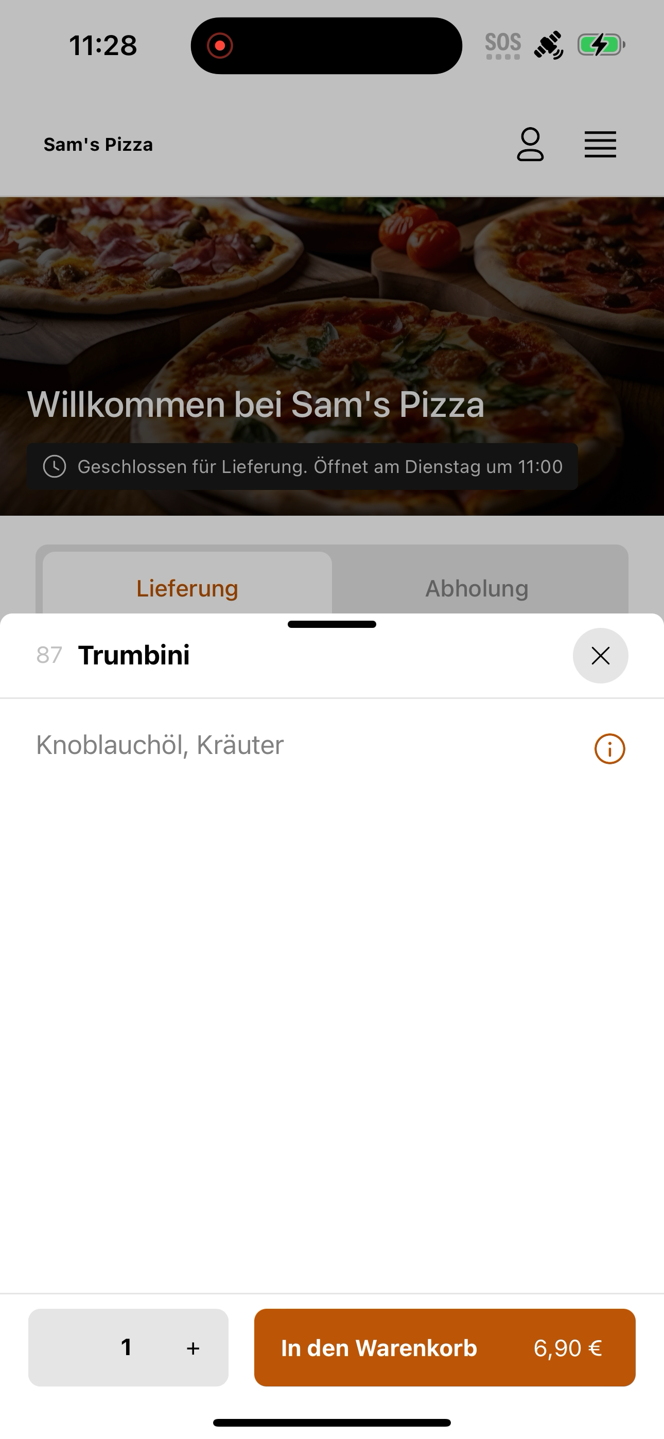 Sam's Pizza screenshot 8