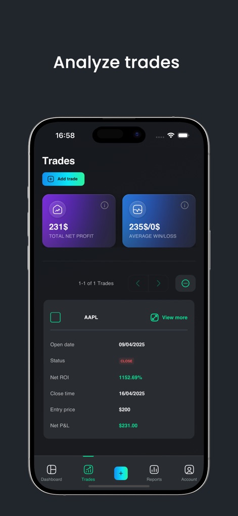 TradeReview: Trading Journal - Finance App | MWM