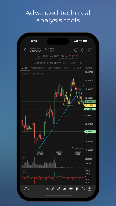 Screenshot #2 pour TabTrader - crypto terminal