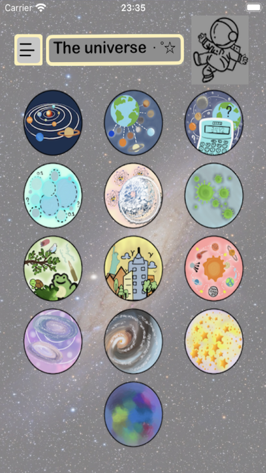 #1. Universe Object Star Magnitude (iOS) 由: Mudarmeen Munlin