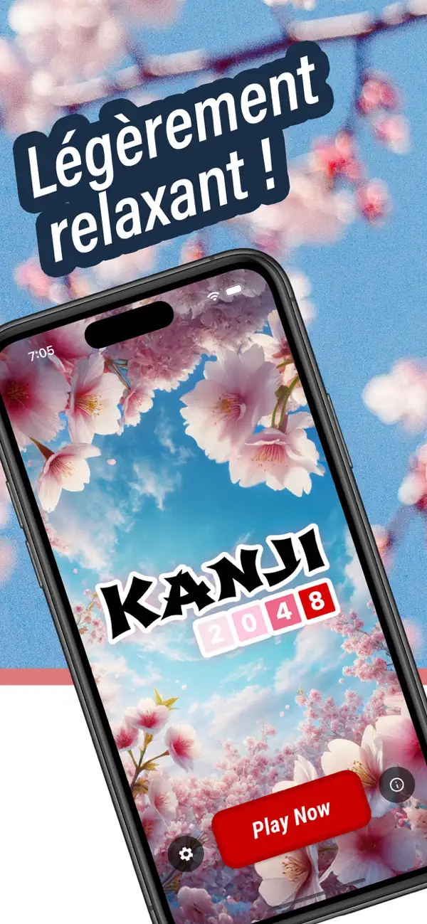 Screenshot #1 pour Kanji 2048: Fusion tuiles