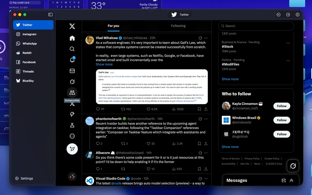 Socialize Up - All in One Social Media for Windows & macOS macos 11