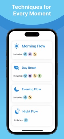 Breathing Exercise BreathInU iPhone screenshot