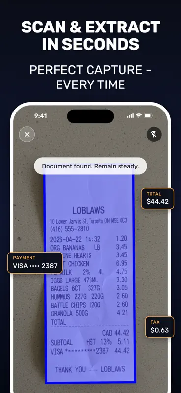 SparkReceipt: Receipt Scanner screenshot 5 of 8