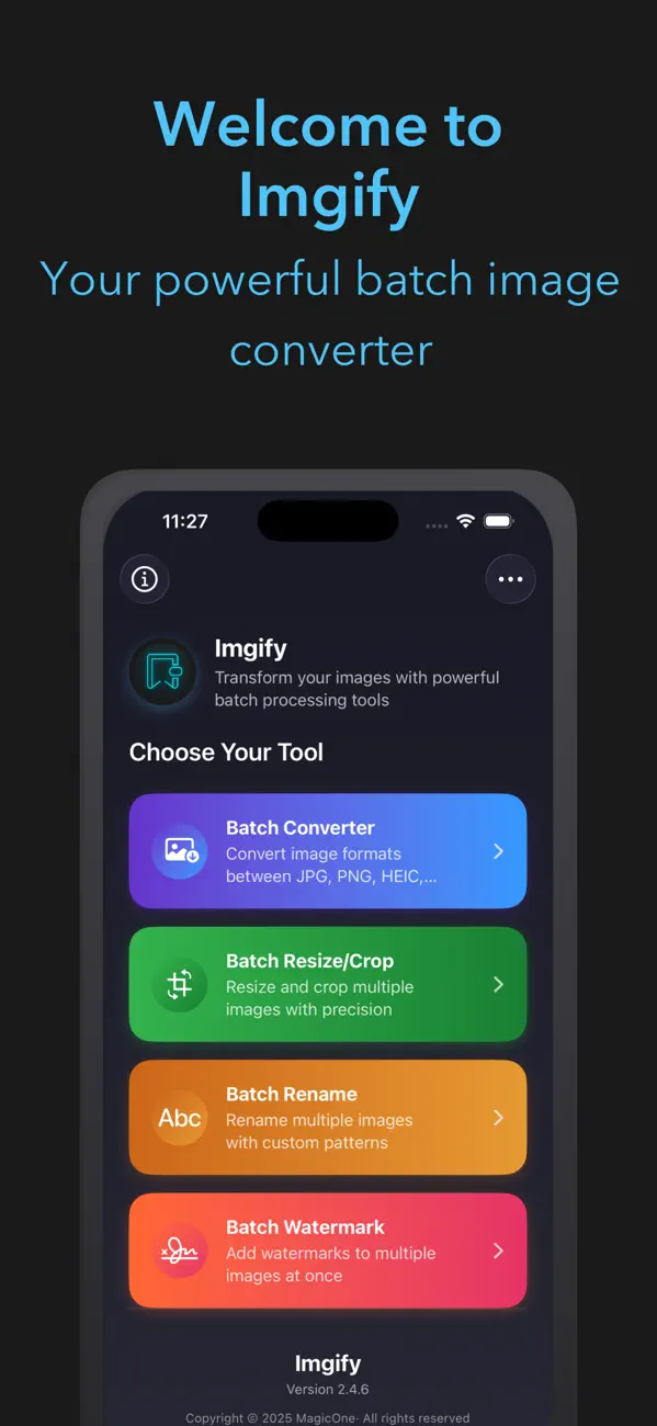Imgify: Batch Image Converter 截图 1