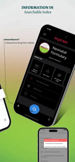 Neonatal Formulary screenshot 2
