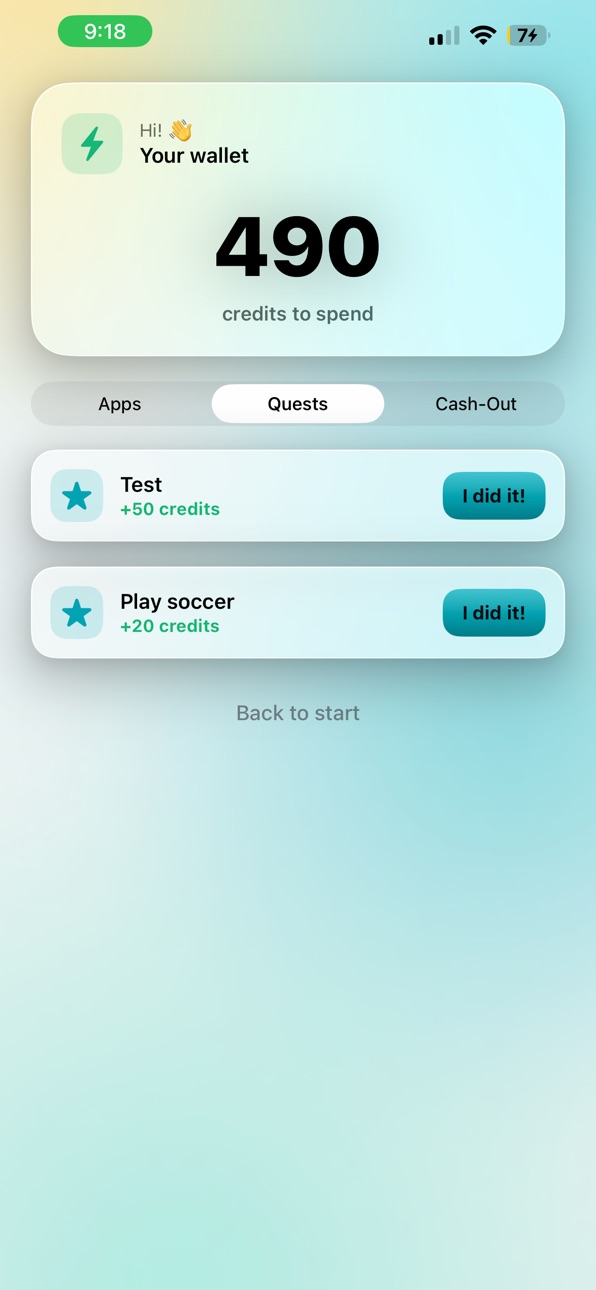 iPhone screenshot