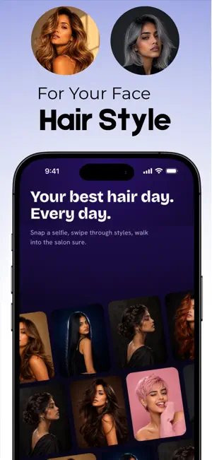 HairWhim: AI Hairstyle Try-On screenshot 1