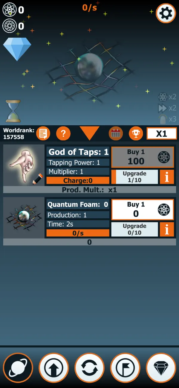Screenshot #1 pour Idle Universe