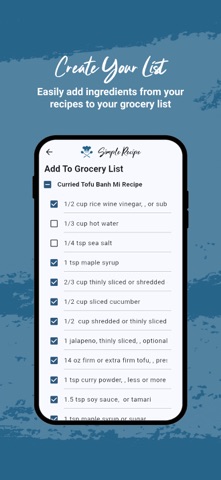 Simple Recipe: Recipe Saver screenshot