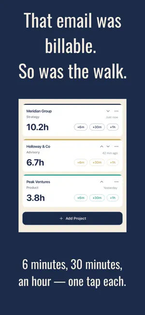 Fract: Billable Time Tracker screenshot 2