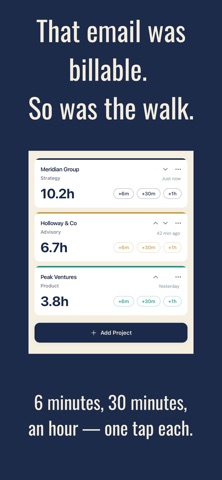 Fract: Billable Time Tracker Screenshot 2 of 6