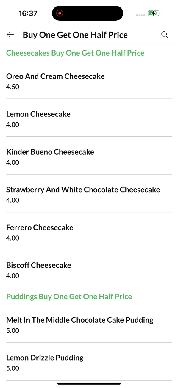 Screenshot #3 pour Barry's Desserts.