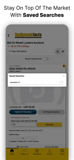 Equipmentfacts Live Auctions screenshot 4