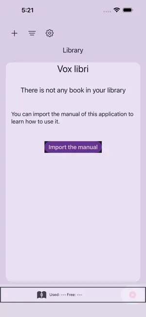 Vox libri screenshot 1