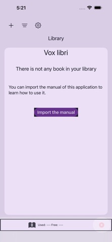 Vox libri screenshot