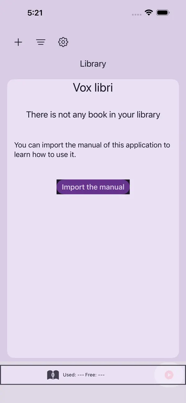 Screenshot #1 pour Vox libri