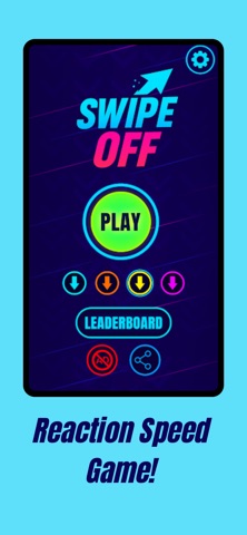 SwipeOff: Reflex Training iPhone screenshot