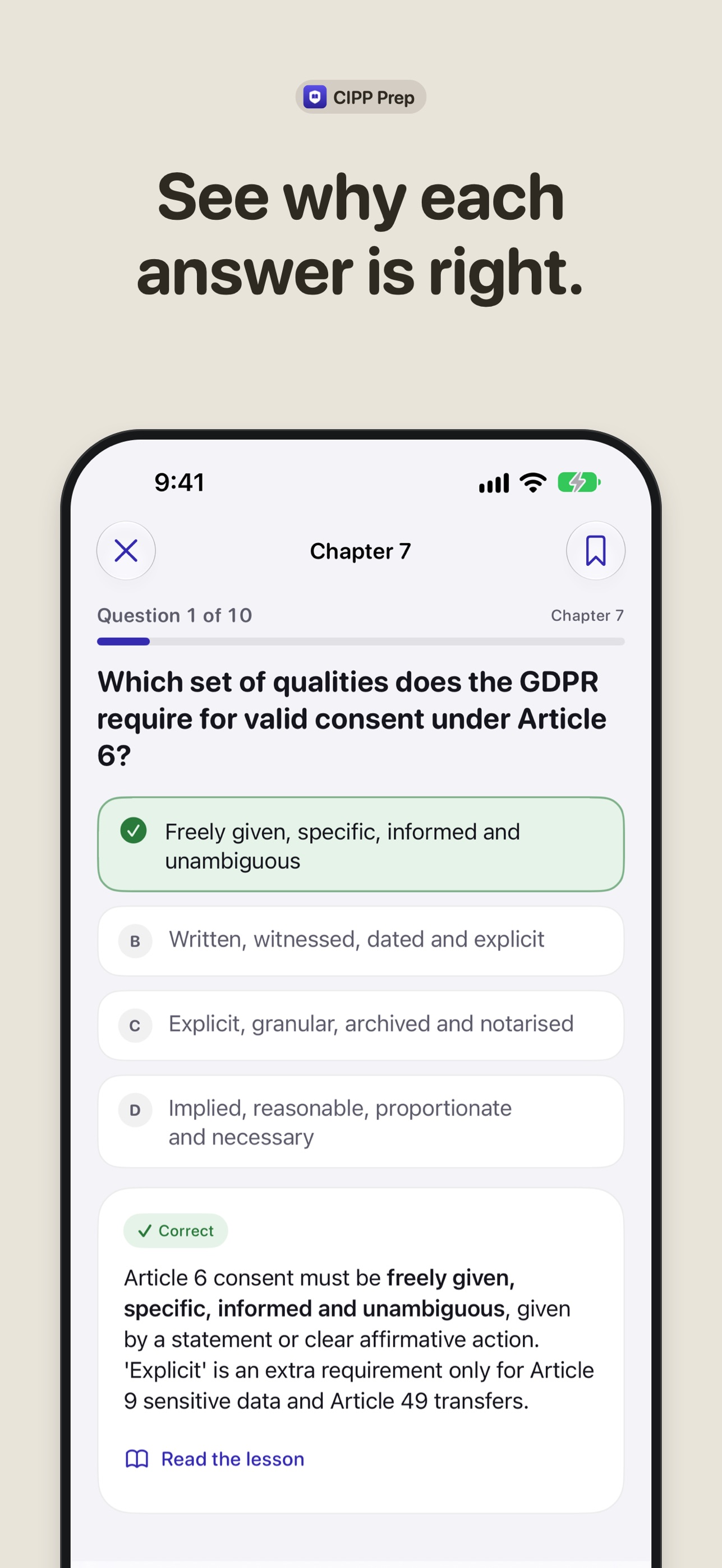 Screenshot 3 of CIPP Prep: CIPP/E and CIPP/US