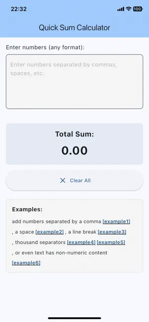 Sum Up: Quick Calculator screenshot 1
