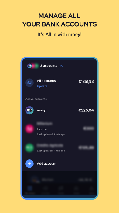 moey! - mobile Banking Screenshot