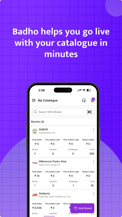 Badho-B2B App For Distributors