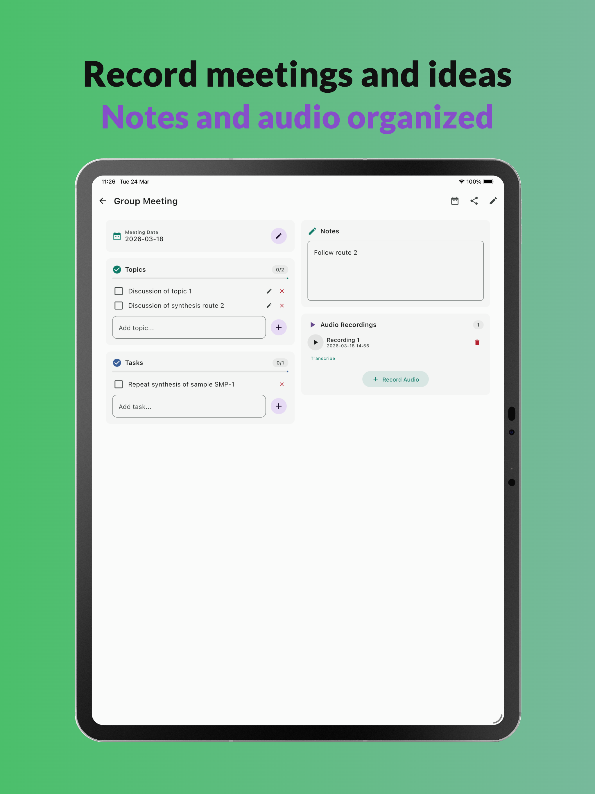 LabNote: Laboratory Notebook