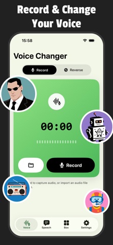 Voice Recorder & Changer App Screenshot 1 of 6
