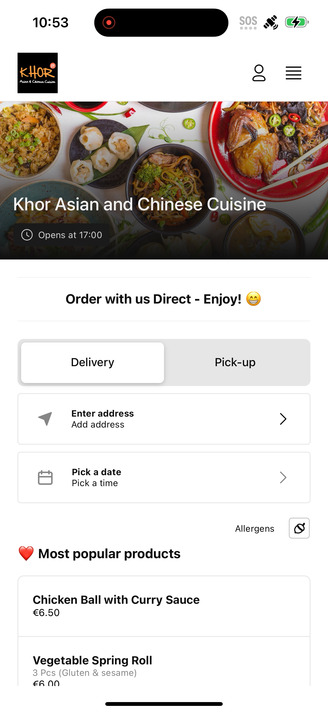 Khor Asian and Chinese Cuisine