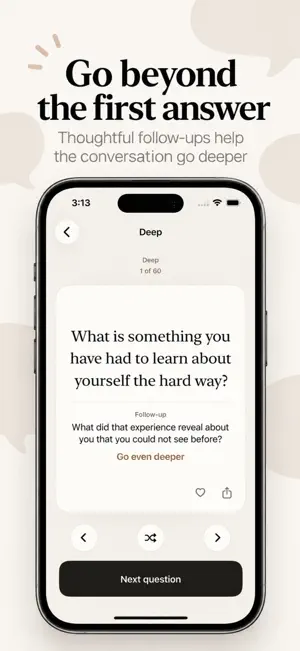 Deep Conversation Starters screenshot 3