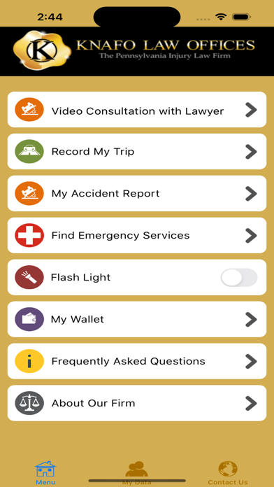Knafo Law App Screenshot