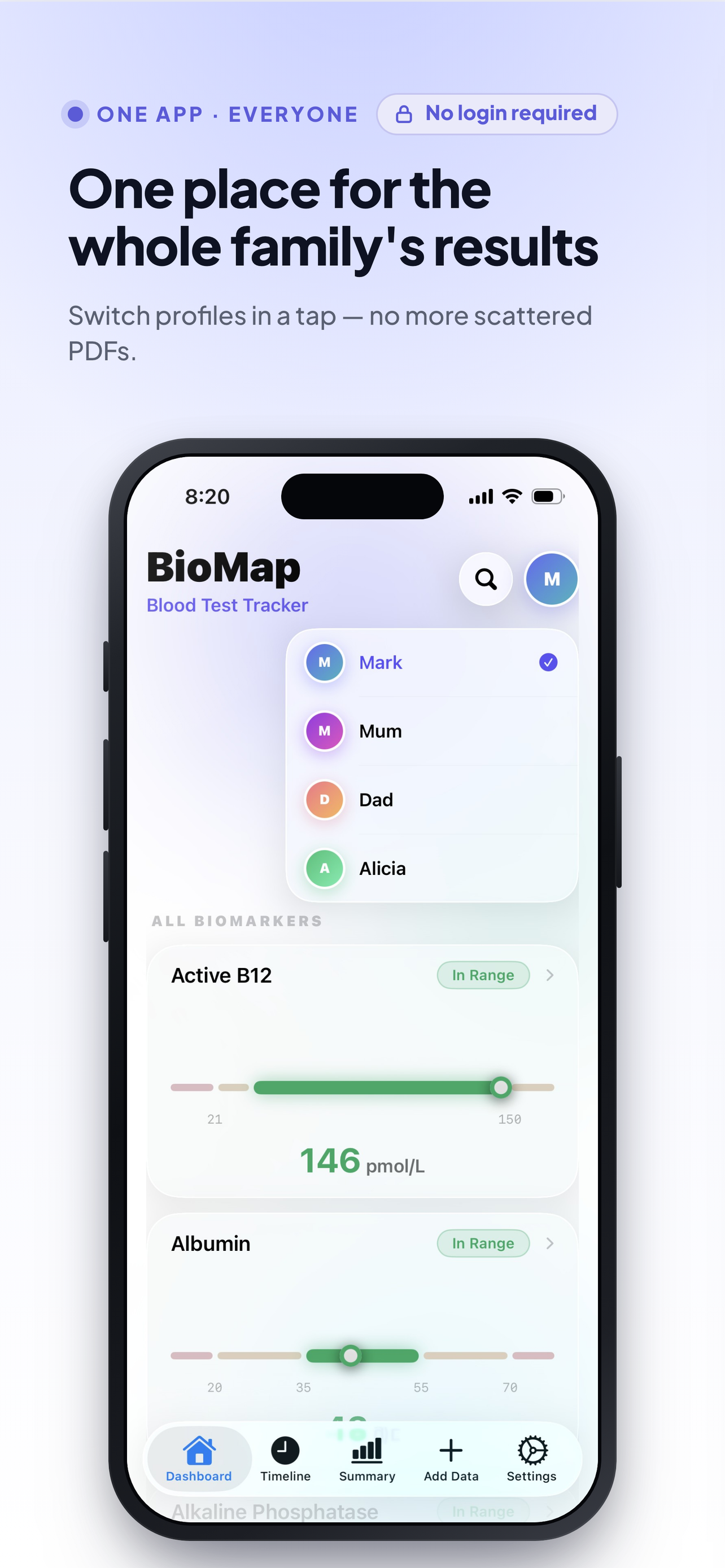 BioMap: Blood Test Tracker screenshot 3