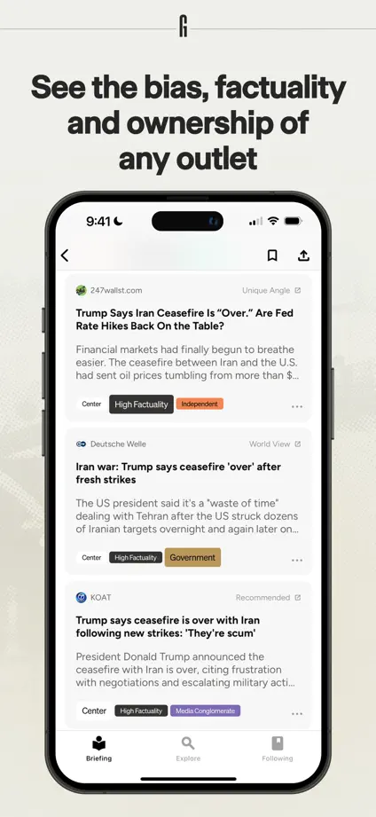 Ground News, App Store screenshot 5