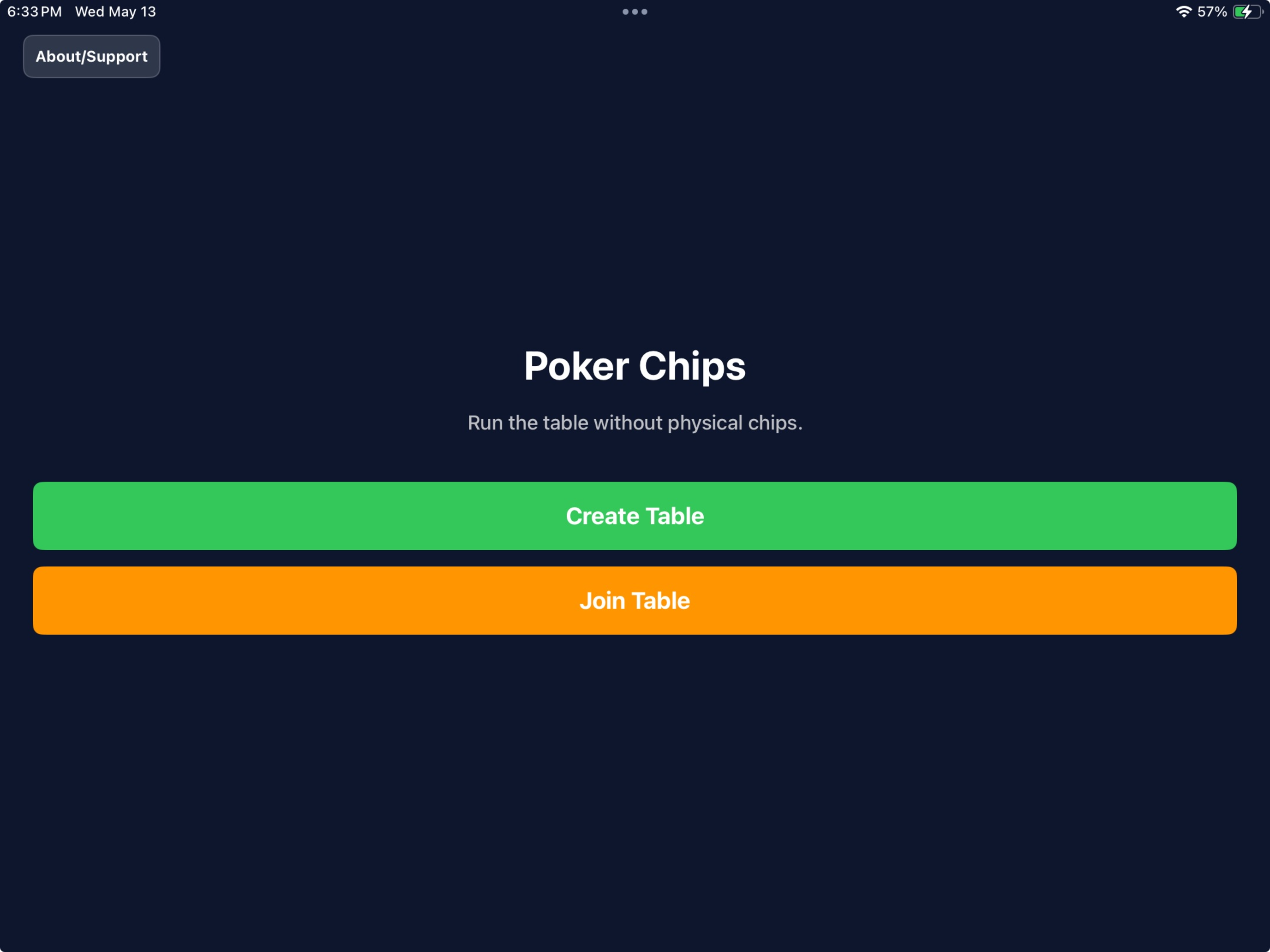 Poker Chips Tracker