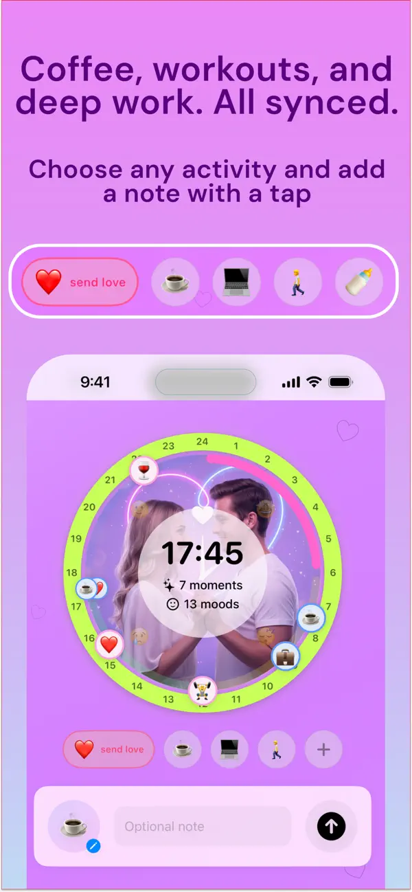 Screenshot #3 pour Love Widget - Couple Watch