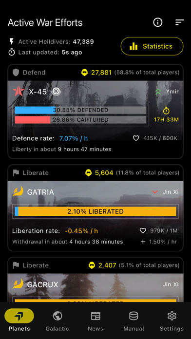 Helldivers 2 Efforts & Manuals Screenshot