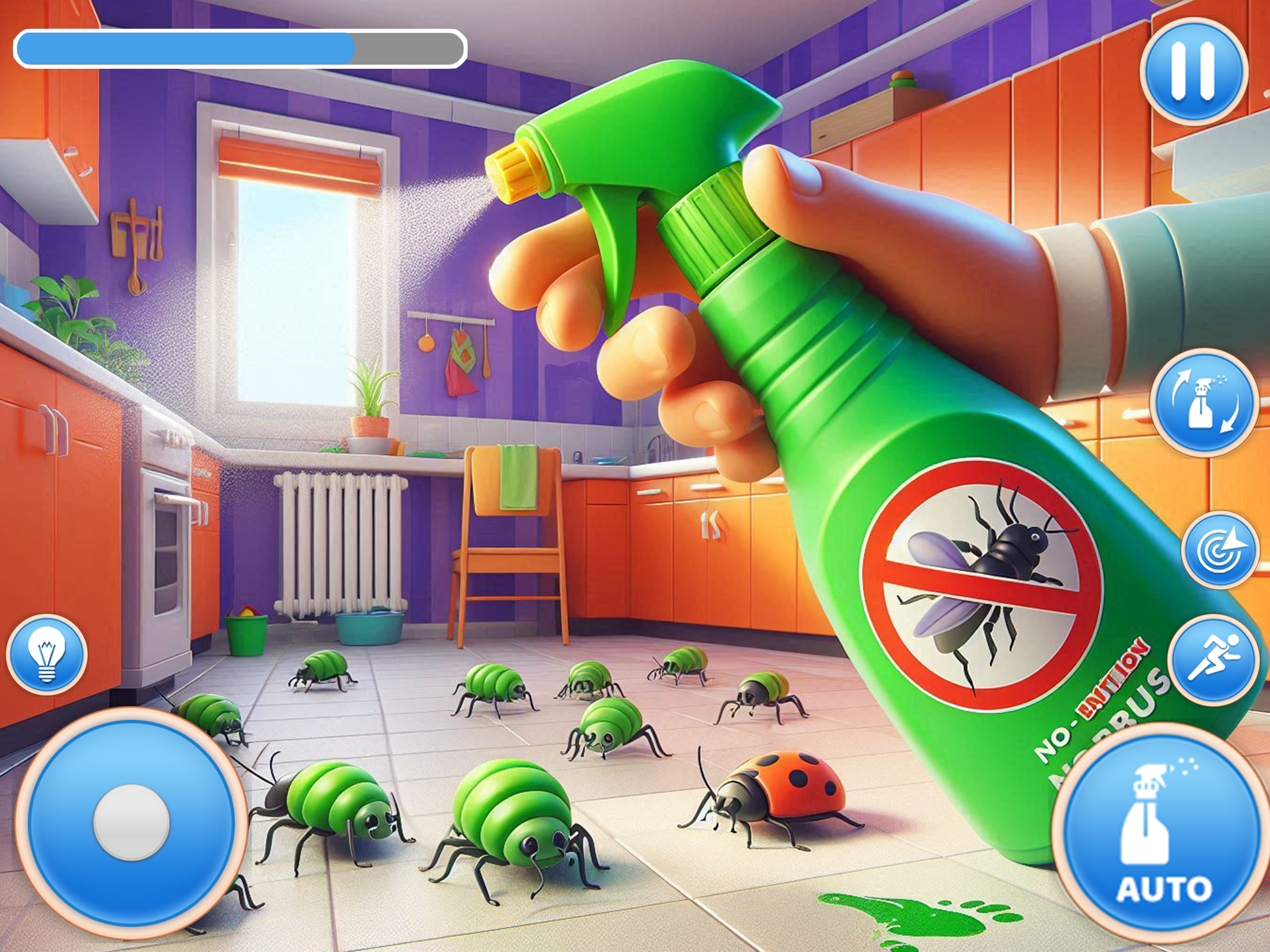 Pest & Bug Cleaning Games 3D